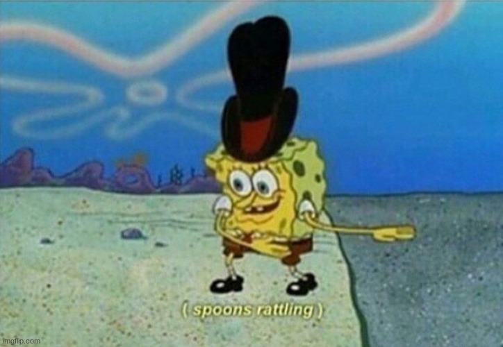 boots rattling spongebob | image tagged in boots rattling spongebob | made w/ Imgflip meme maker