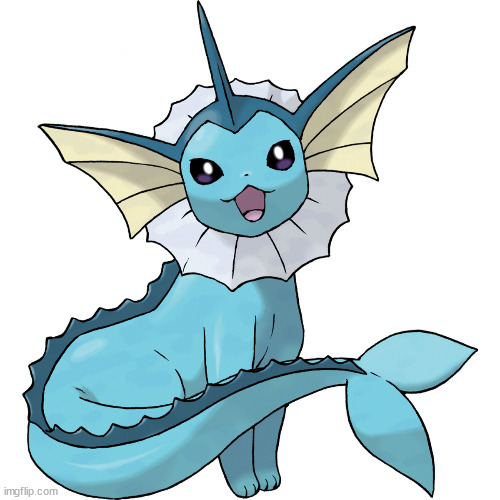 Vaporeon Transparent | image tagged in vaporeon transparent | made w/ Imgflip meme maker