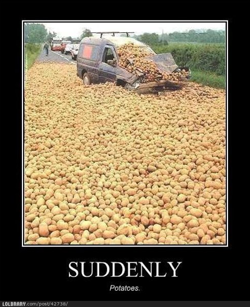 High Quality potato invasion Blank Meme Template