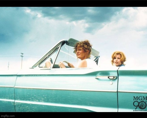 Thelma and Louise | image tagged in thelma and louise | made w/ Imgflip meme maker