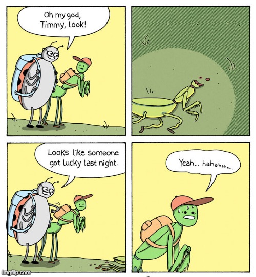 Got Lucky | image tagged in comics | made w/ Imgflip meme maker