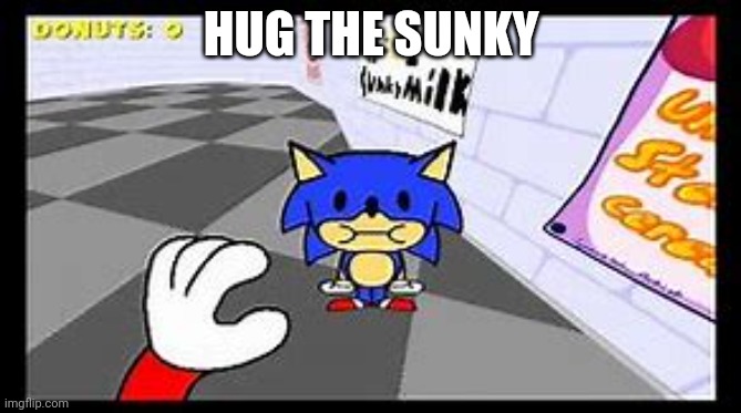 Have Sex With The Sunky | HUG THE SUNKY | image tagged in memes | made w/ Imgflip meme maker