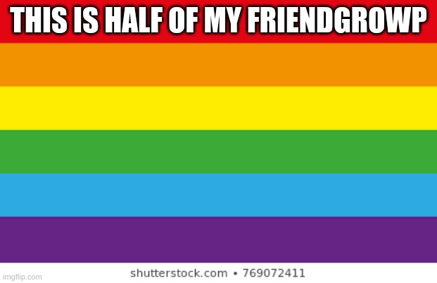 Lgbtq | THIS IS HALF OF MY FRIENDGROWP | image tagged in lgbtqp | made w/ Imgflip meme maker