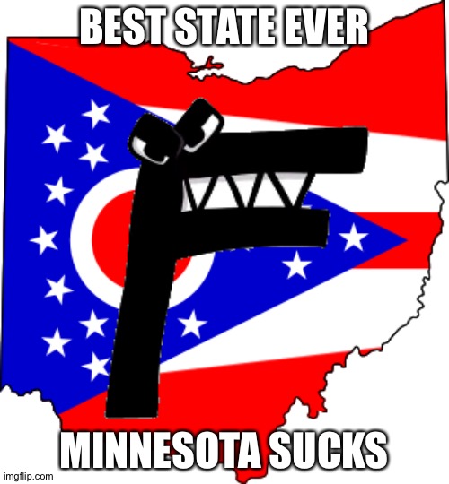 Ohio is the best state | BEST STATE EVER; MINNESOTA SUCKS | image tagged in ohio | made w/ Imgflip meme maker