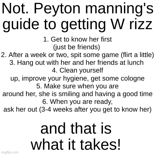 How To Get Rizz Imgflip