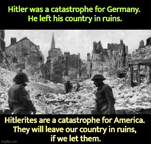 An intoxicating failure is still a failure. | Hitler was a catastrophe for Germany. 
He left his country in ruins. Hitlerites are a catastrophe for America. 
They will leave our country in ruins, 
if we let them. | image tagged in hitler,worship,failure,germany,america | made w/ Imgflip meme maker