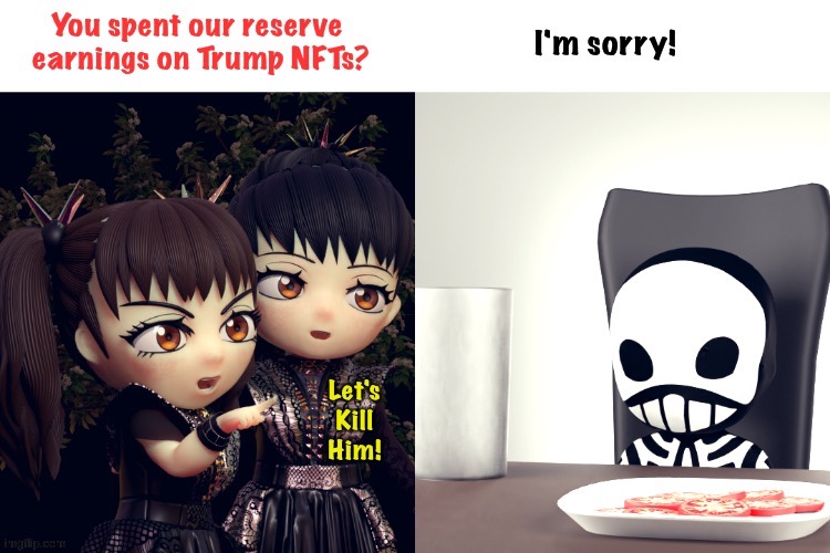 savingsgon | image tagged in babymetal | made w/ Imgflip meme maker