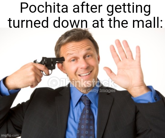 bozo | Pochita after getting turned down at the mall: | made w/ Imgflip meme maker