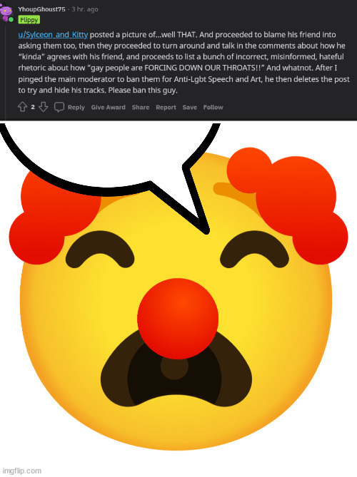 bro wrote a whole essay on how homophobia is evil and no one should be homophobic | image tagged in crying clown emoji | made w/ Imgflip meme maker