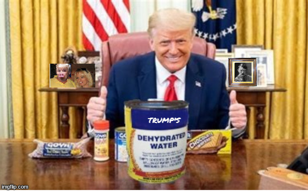 Art of the Steal | image tagged in donald trump,dehydrated water,maga,conman,suckers | made w/ Imgflip meme maker
