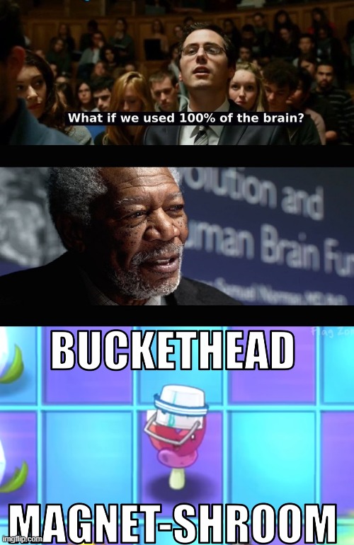 image tagged in what if we used 100 of the brain,plants vs zombies,pvz | made w/ Imgflip meme maker