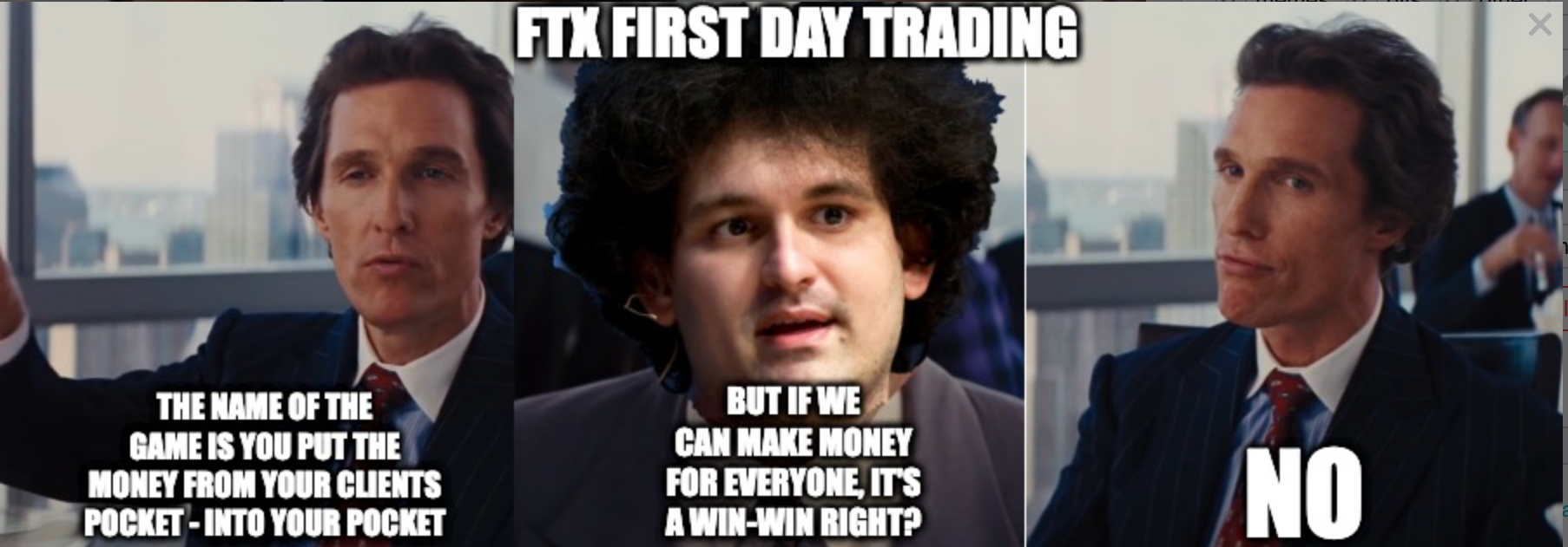 FTX first day Blank Meme Template