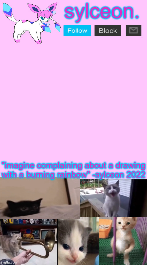 sylceon. temp 2 Blank Meme Template