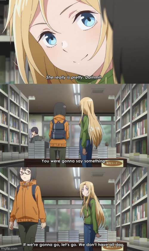 omg these two are so cute together- | made w/ Imgflip meme maker