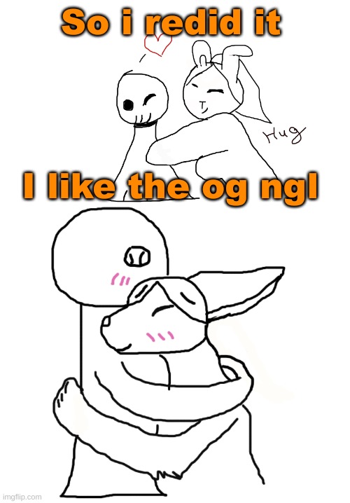 It was a fast draw :skull: | So i redid it; I like the og ngl | image tagged in coco bun and frowner | made w/ Imgflip meme maker