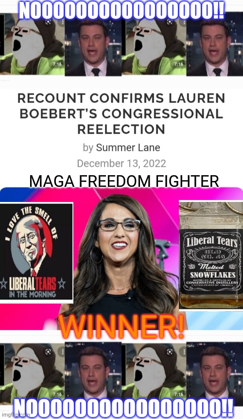 Sweet Liberal Tears | NOOOOOOOOOOOOOOOO!! MAGA FREEDOM FIGHTER; WINNER! NOOOOOOOOOOOOOOOO!! | image tagged in democrats,you're fired,libtards,fired | made w/ Imgflip meme maker