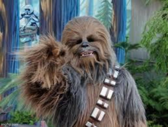 Chewbacca laughing | image tagged in chewbacca laughing | made w/ Imgflip meme maker