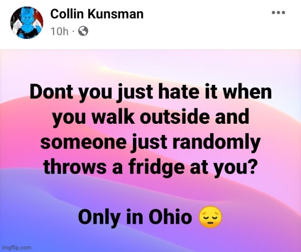 image tagged in facebook,posts,ohio,only in ohio,shitpost | made w/ Imgflip meme maker
