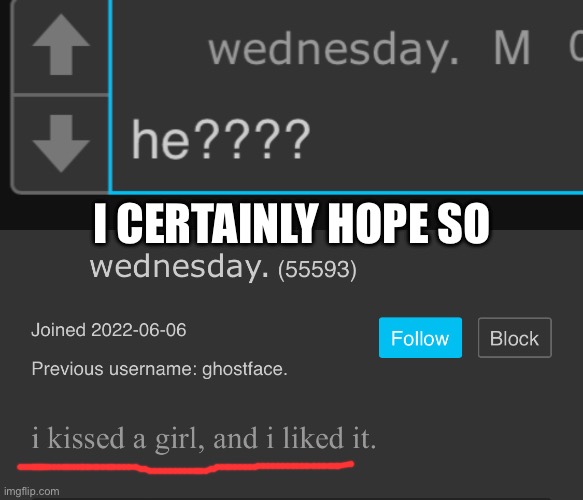 I CERTAINLY HOPE SO | made w/ Imgflip meme maker