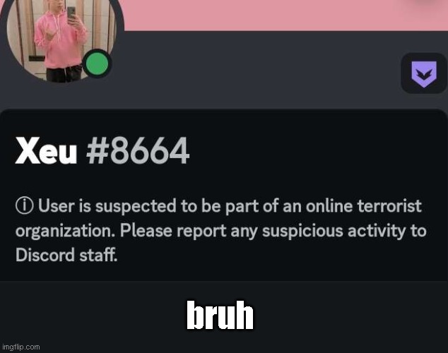 bruh | bruh | image tagged in discord | made w/ Imgflip meme maker