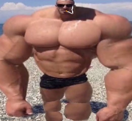 Chad that smokes | made w/ Imgflip meme maker