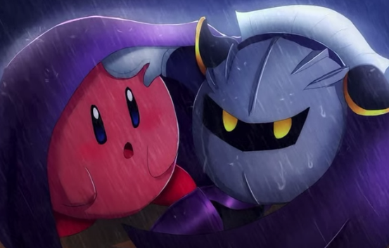 Kirby an meta night Blank Meme Template
