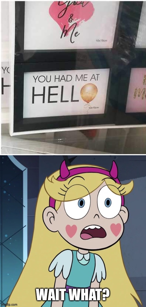 What The F— | image tagged in star butterfly wait what,you had one job,design fails,memes,star vs the forces of evil,crappy design | made w/ Imgflip meme maker