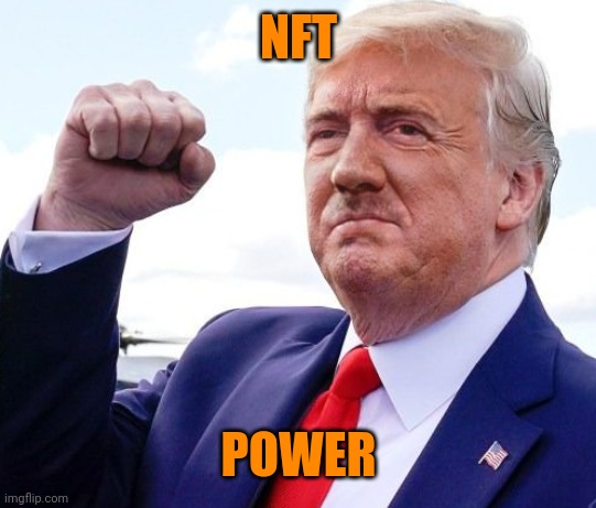 Hitler Trump | NFT POWER | image tagged in hitler trump | made w/ Imgflip meme maker