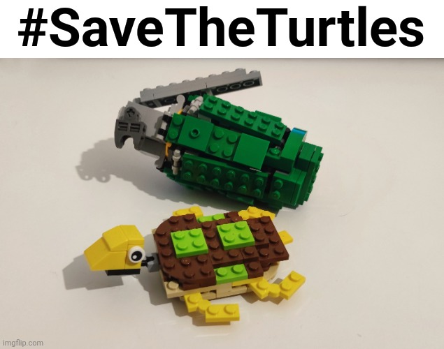 Wait. Plastic turtle? | #SaveTheTurtles | image tagged in lego,save the turtles,grenade,lego grenade,lego turtle,boom | made w/ Imgflip meme maker