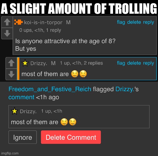 A SLIGHT AMOUNT OF TROLLING | made w/ Imgflip meme maker