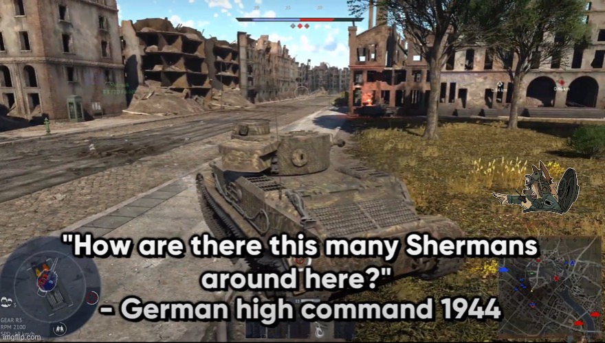 image tagged in war thunder,ww2,tank,spookston,what how,laughs | made w/ Imgflip meme maker