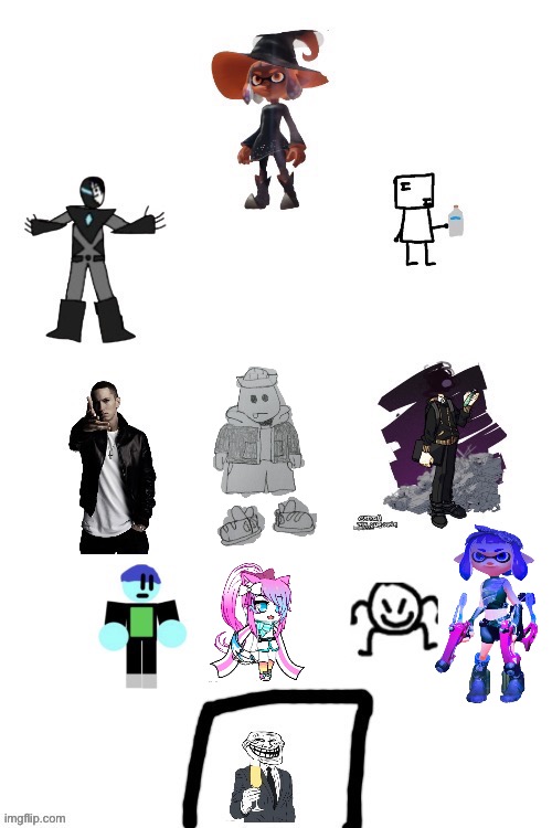 Finale roster(sorry had to kidnap eggy and switch hood so sorry) | made w/ Imgflip meme maker