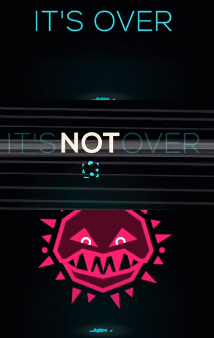 It cannot not be over Blank Meme Template