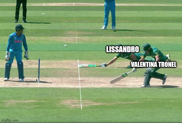 Cricket | LISSANDRO; VALENTINA TRONEL | image tagged in cricket,funny,france,eurovision,junior,forza valentina tronel | made w/ Imgflip meme maker