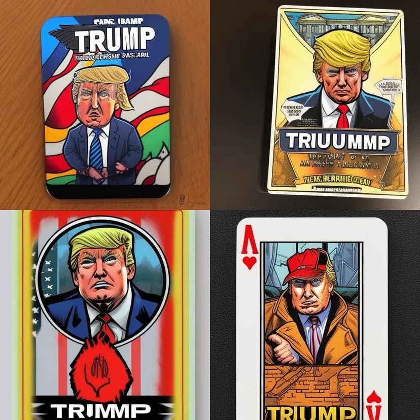 High Quality Donald Trump traitor card Blank Meme Template
