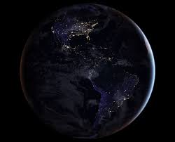 Earth at night Blank Meme Template