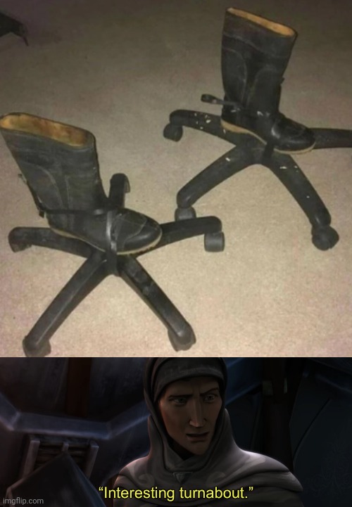 Boot chairs | image tagged in interesting turnabout,reposts,repost,memes,plot twist,chairs | made w/ Imgflip meme maker