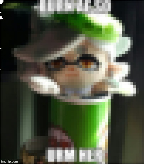 Low quality pringle marie | image tagged in splatoon,pringles,marie | made w/ Imgflip meme maker