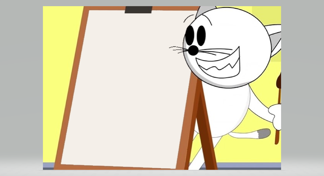 AumSum's Cat Paints Blank Meme Template