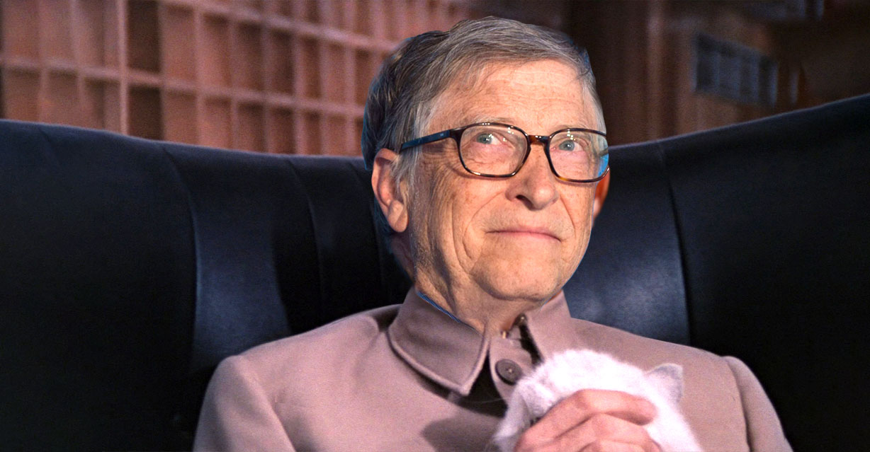 Bill Gates Bond Villain Blank Meme Template