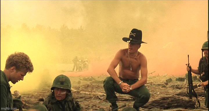 Apocalypse Now napalm | image tagged in apocalypse now napalm | made w/ Imgflip meme maker