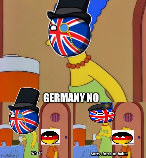 Germany No | GERMANY NO | image tagged in simpsons bart no,countryballs | made w/ Imgflip meme maker
