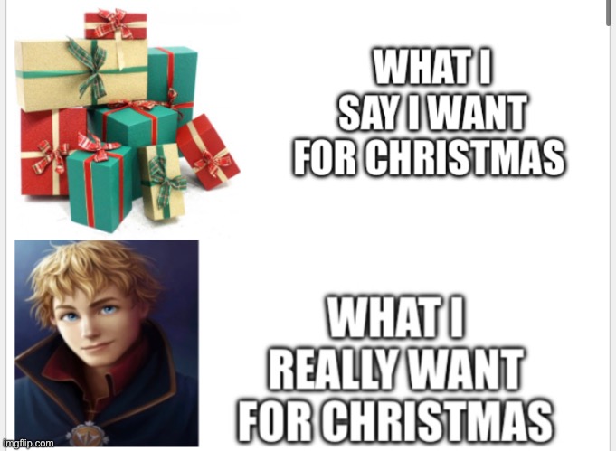 All I want For Christmas is Keefeee | image tagged in kotlc | made w/ Imgflip meme maker