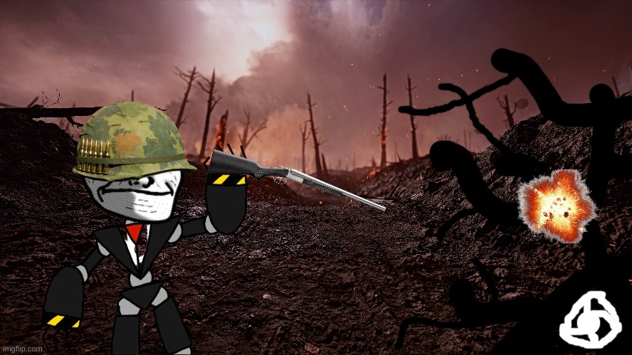 the battle at trollface fields (2022 colorzied) | made w/ Imgflip meme maker