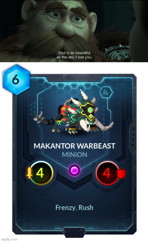 image tagged in you are as beautiful as the day i lost you,duelyst | made w/ Imgflip meme maker