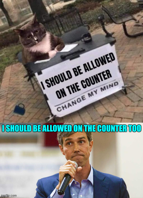 Lunch counter Beto... | image tagged in beto,lunch time | made w/ Imgflip meme maker