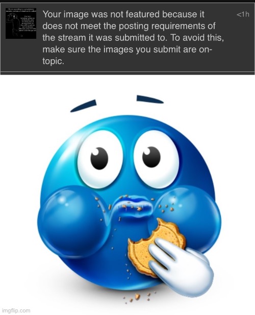 Well it was worth a try | image tagged in blue guy snacking | made w/ Imgflip meme maker