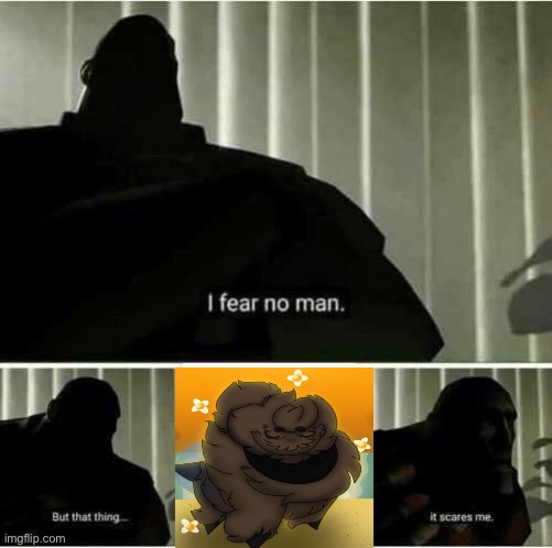 One bee that’s gonna give me nightmares. | image tagged in i fear no man | made w/ Imgflip meme maker