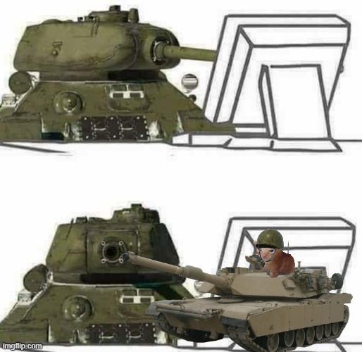 T-34 react | image tagged in t-34 react | made w/ Imgflip meme maker