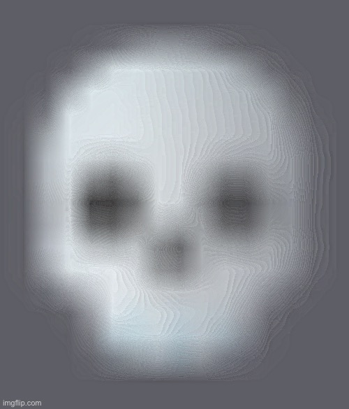 ☠️ | image tagged in shady skull emoji | made w/ Imgflip meme maker